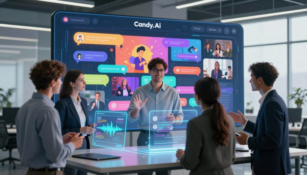 Candy.ai chat images voice video